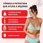 🍑✨ Peach Perfect™ Happy Hormones Formula 🌸💖 | Mio-Inositol + D-Chiro 40:1 🧬 Omega-3, Vitamina D3, Magnesio y Zinc ⚡ Apoya el balance hormonal, energía, mood y bienestar femenino 🌿 120 Cápsulas Premium 💊
